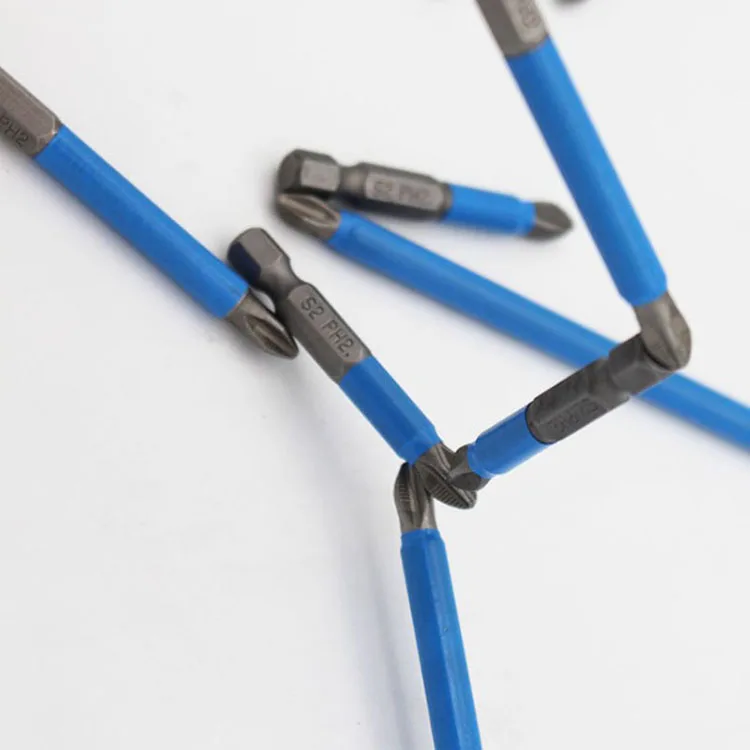 90mm 150 mm Cross non-slip drill bits batch Head PH2 screwdriver set S2 strong magnetic wind batch head screwdriver head bits hand planer lowes