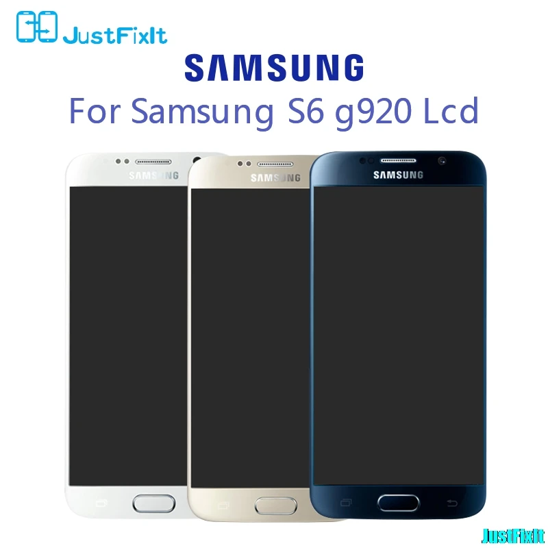 Протестированный супер amoled для samsung Galaxy S6 G920F ЖК-дисплей горящий в тени кодирующий преобразователь сенсорного экрана в сборе+ передняя рамка