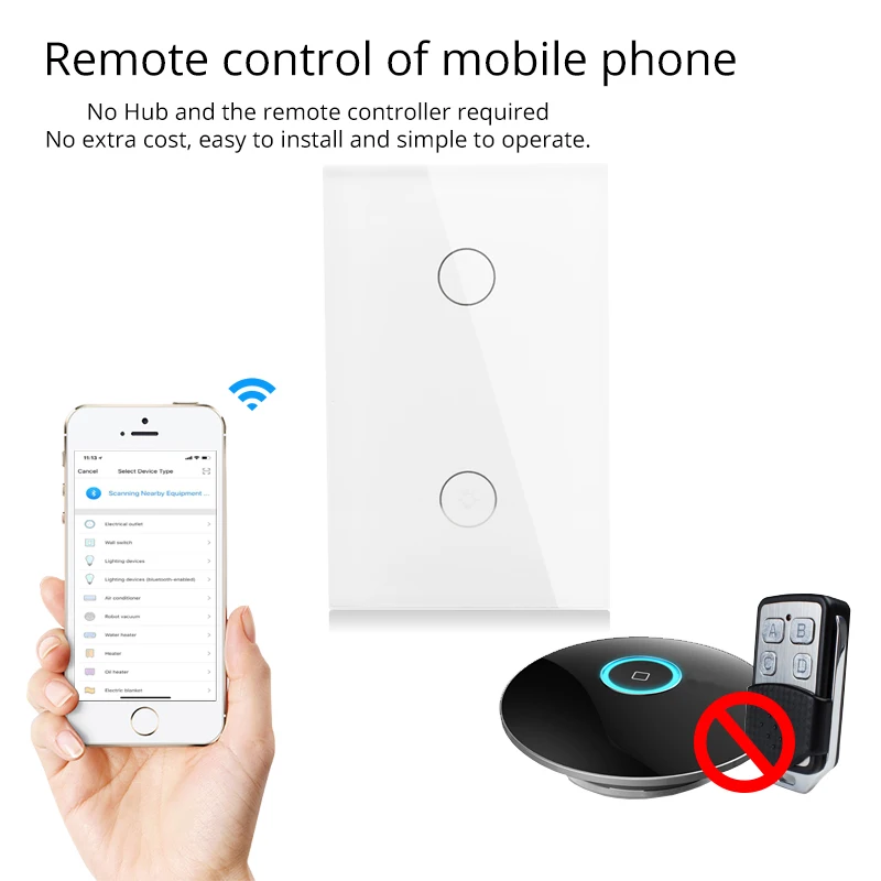 Смарт переключатель с поддержкой Wi Fi 2/3 каналов приложением|hub|hub wifihub switch |