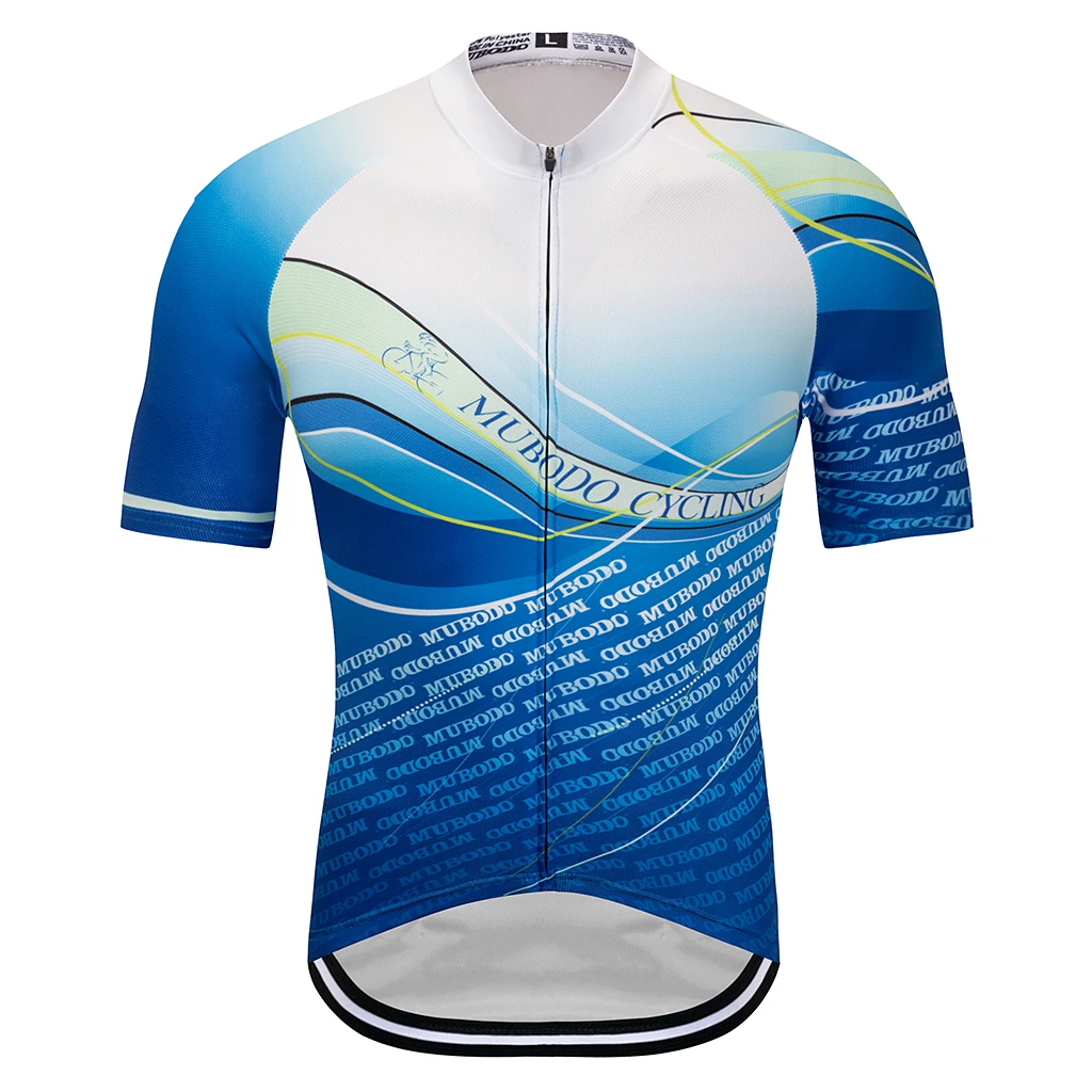 Spring Autumn team Ropa de biciclet long cycling jersey set Ropa Ciclismo breathable Shock absorber sponge pad Bicycle clot - Цвет: Short Sleeve