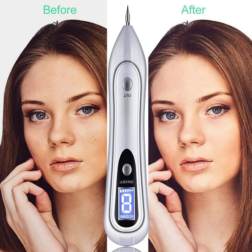 

2020 New Remover Skin Care Tools Wart Mole Removal Papillomas Removal Profession Freckle Pen Pen LED Tattoo Plasma Ne W6F9