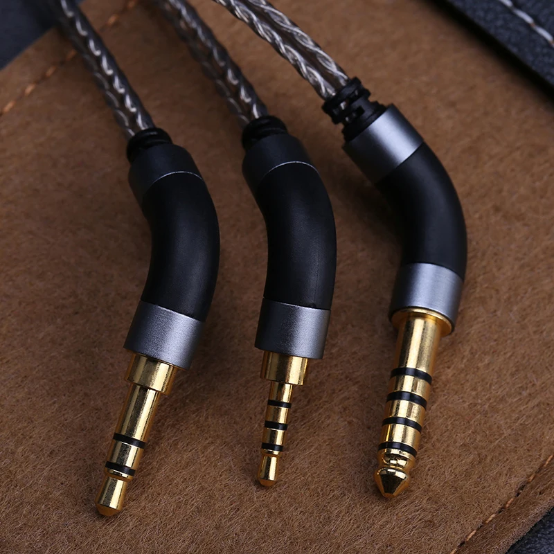 Balanceado para Substituição de Fones de Ouvido Prateado de Alta Cabo Mmcx Aberto 3.5 4.4mm Qualidade Bons Aparência 2.5 - - Image 2