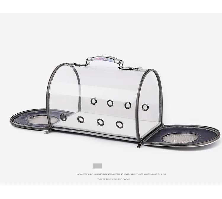 Najtaniej Nowe modne z kosmicznym nadrukiem kapsułka torba dla zwierząt torba dla kota porowata oddychająca Pet Car Carrier Out Box przezroczysta kapsuła kosmiczna nosidełko na zwierzaka