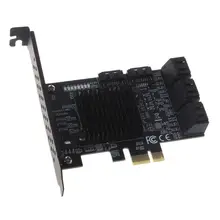 Aliexpress - 9215+575 Chip 8 Ports SATA 3.0 to PCIe Expansion Card PCI Express SATA Adapter Converter with Bracket for hdD