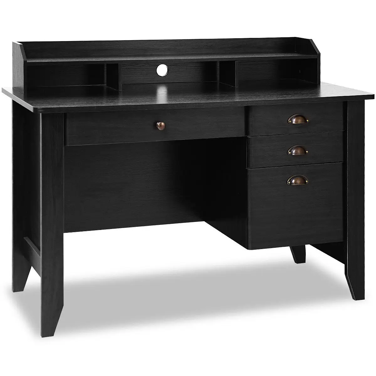 black desk
