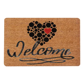 

Yard Rubber Multifunction Floor Decor Patio Anti Slip Coir Mat Home Bathroom Printed Front Door Garden Porch Restaurant Hotel