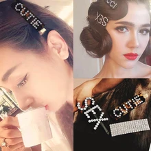 Корейская Роскошная заколка для волос для женщин, леопардовые буквы, ювелирные изделия для волос, Геометрическая Заколка-Утконос, заколка для волос, аксессуары для волос