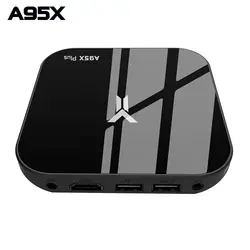 A95X плюс ТВ коробка Android 8,1 Amlogic S905 Y2 4 Гб DDR4 32 Гб Встроенная память 2,4 г/5G Wi-Fi USB3.0 BT4.2 Поддержка 4 K H.265 Smart Media Player