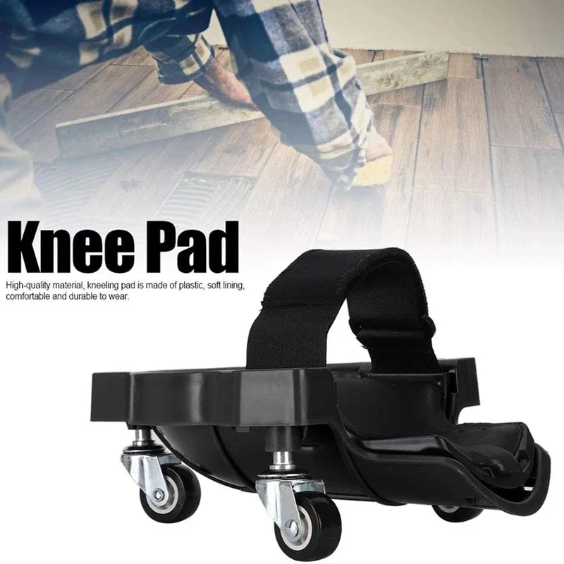 1pcs A Pair Of Labor Knee Pads With Rollers Squat Type Kneeling Work