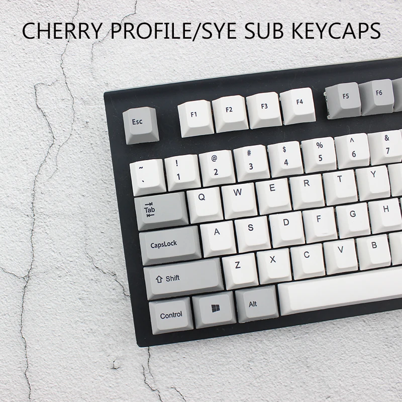 

New IDOBAO Big F Dye Sub Keycaps 3000 3800 3850 For Mechanical Keyboard 104 Key Cherry Profile Thick Pbt Keycap Gh60 xd60 xd84