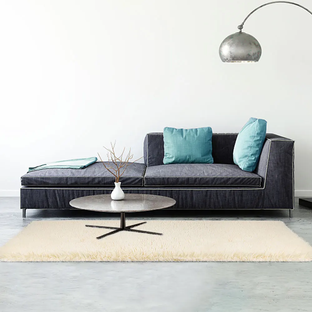 Теплый коврик для дивана, украшения для столовой, разноцветные полиэфирные волокна, 160x200 см, коврик для спальни, домашние пушистые коврики