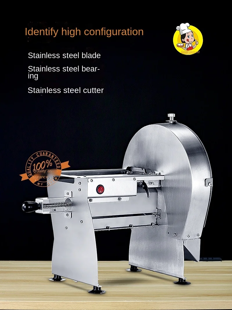 Stainless Steel Slicer Frozen Meat Vegetable Food Carrot Lemon Slicer Cabbage Bread Trancheuse Jambon Home Gadgets DE50XP