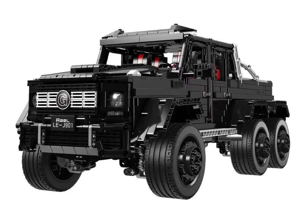 LE-J901, 3300 шт., серия техник, совместимая с MOC 2425 G63AMG 6X6 LAND CRUISER, набор, модель, строительные блоки, кирпичи, детские машинки, игрушки - Цвет: A