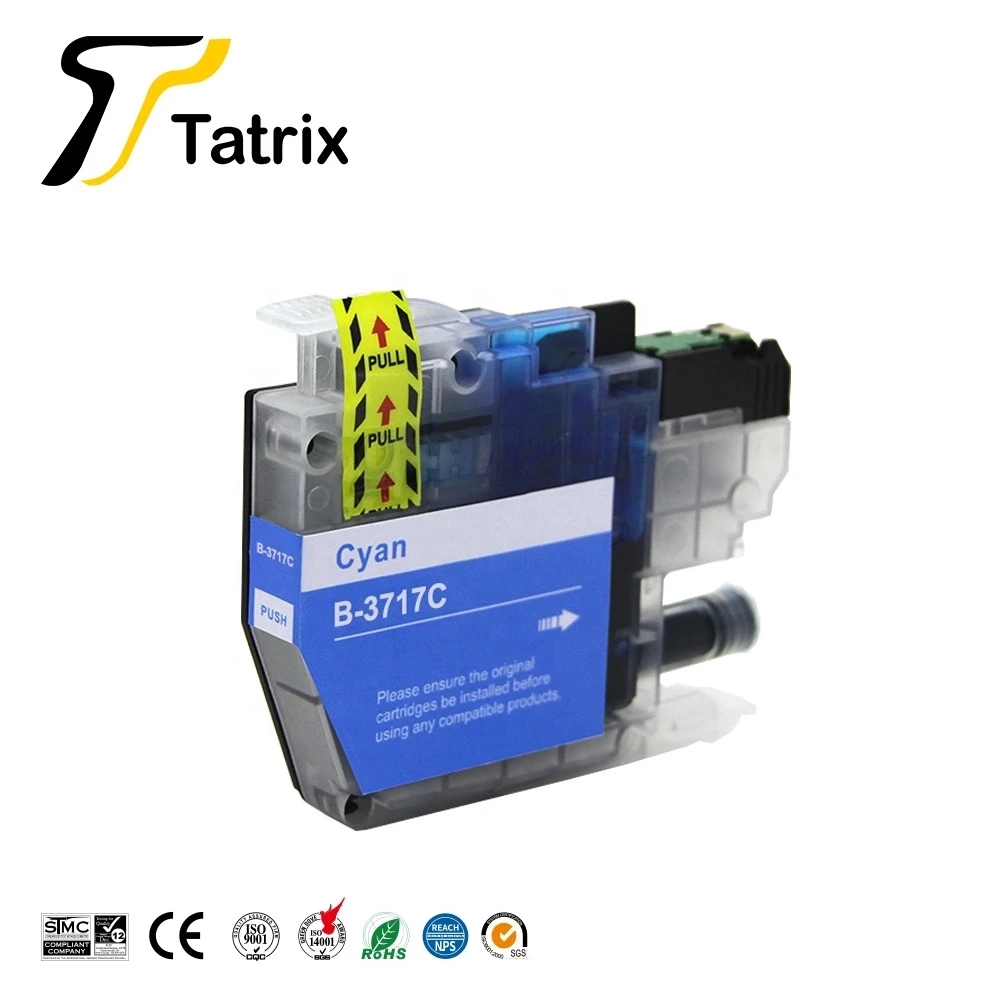 Tatrix LC3717 Премиум цветной совместимый картридж для принтера для Brother MFC-J2330DW MFC-J2730DW