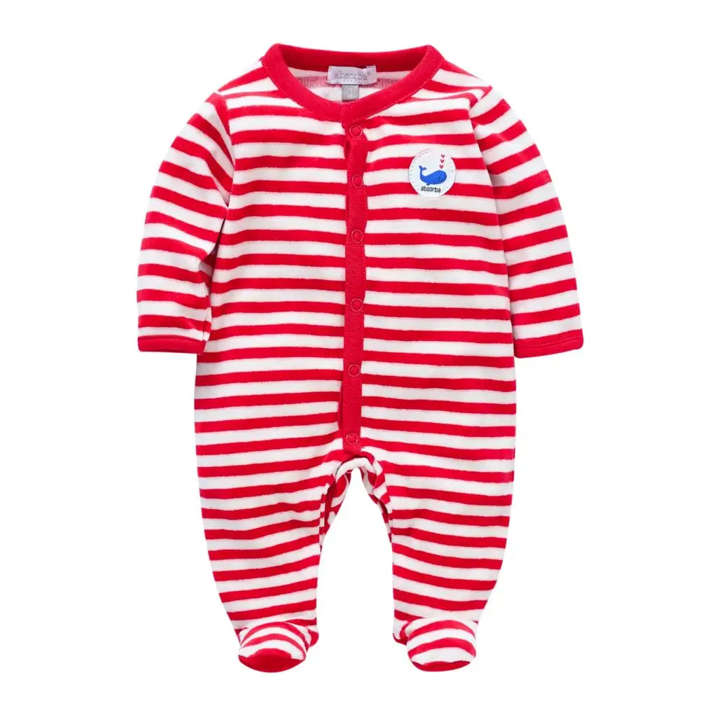 

Warm Velvet Newborn Baby Rompers Unisex roupas de bebe Long Sleeve Winter Infant Boys Clothes Christmas Body Bebes Clothing