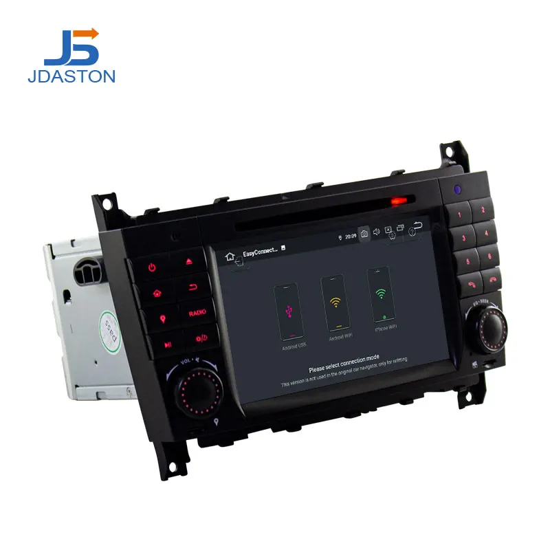 JDASTON Android 10 автомобильный DVD плеер для Mercedes Benz Sprinter W203 A180 Viano Vito A class GPS стерео 2 Din