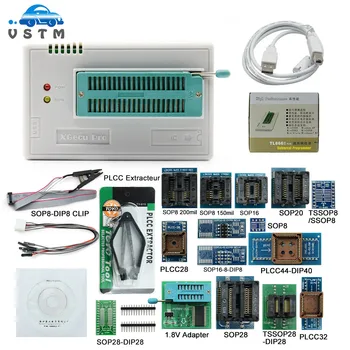 

100% Original V9.0 TL866II Plus Universal Programmer+17 Adapters High speed TL866 Flash EPROM Programmer