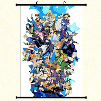 

Anime JoJo's Bizarre Adventure Wall Canvas Scroll Printed Painting Home Decor Japanese Cartoon Decoration Poster