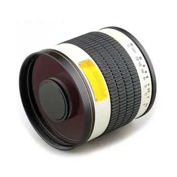 

500mm F/6.3 Telephoto Mirror Lens + T2 Mount Adapter Ring for Canon Nikon Pentax Sony Olympus Fuji GH5 X-T30 A7RIII DSLR Camera