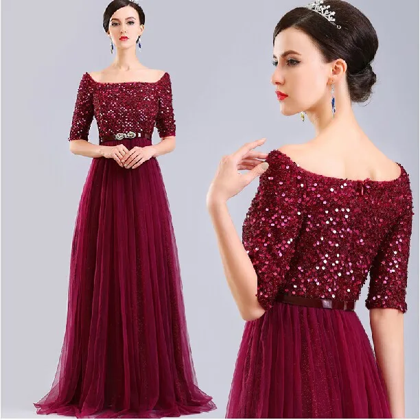 Новые модные вечерние платья с рукавами, с блестками, vestido de renda festa robe de soiree, сексуальное длинное вечернее элегантное платье для мамы невесты