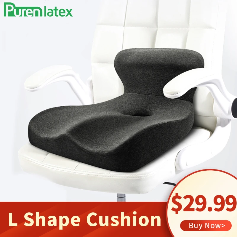 Fleece Back Support Cushion Posture Therapy Cushion Lumbar Orthopedic Armchair Pain Relief adjustable Temperature Levels Backrest Pad QUUY Heated Seat Cushion 