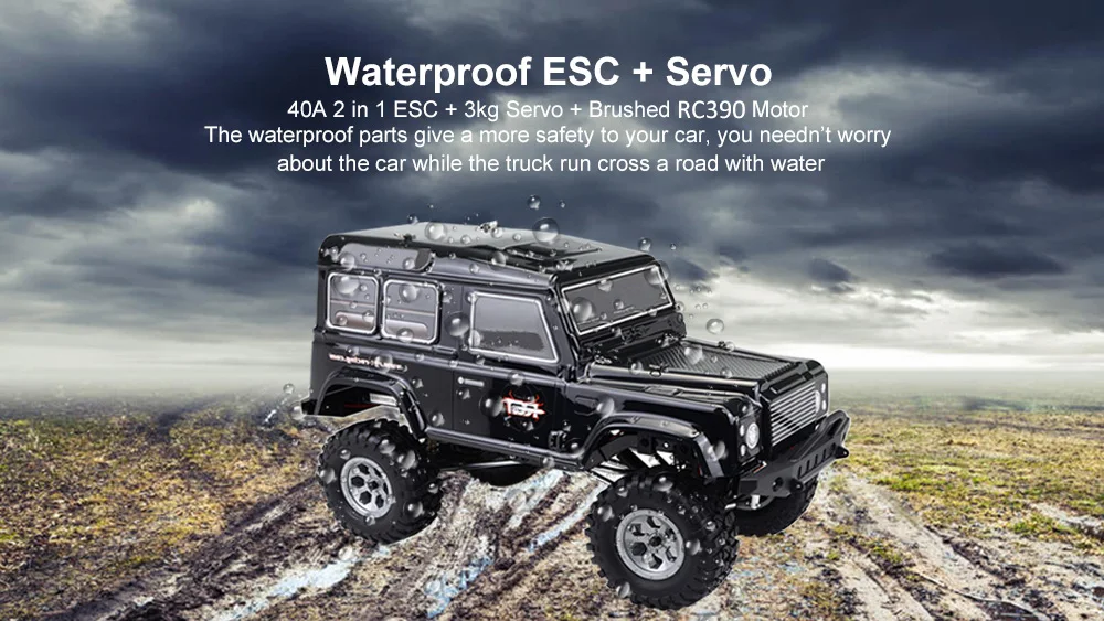 RGT 1/10 2,4 г 4WD 10 км/ч гоночный Радиоуправляемый автомобиль большой ноги внедорожный грузовик Водонепроницаемая игрушка подарок игрушка пульт дистанционного управления матовый двигатель RC автомобиль