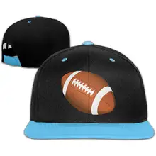 Детские футбольные бейсболки унисекс с плоским козырьком, хлопок, регулируемые хип-хоп кепки для детей, для мальчиков и девочек