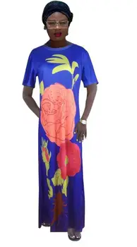 

2019 New African Print Elastic Bazin Rock Style Dashiki full Sleeve Famous