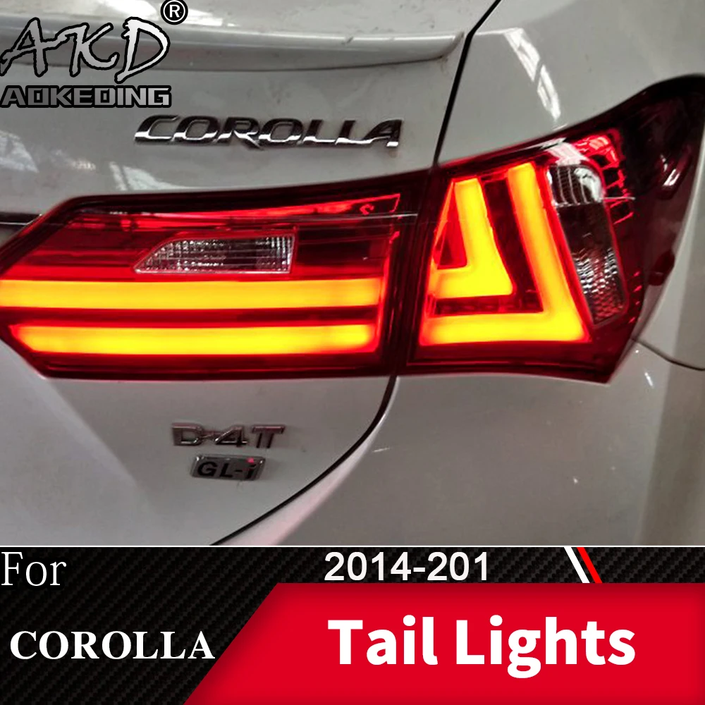 Задний фонарь для автомобиля Toyota Corolla- Altis светодиодный задний светильник s противотуманный светильник s дневной ходовой светильник DRL тюнинг автомобильные аксессуары