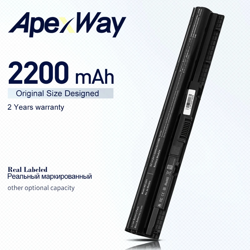 Аккумулятор ApexWay для Dell Inspiron 3551 3552 5451 5455 5551 5555 5755 5759 Latitude 3560 3570 3460 Vostro 3468 3459 3559 |