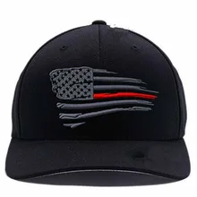 Новая американская тонкая бейсбольная Регулируемая бейсбольная кепка с принтом Красного флага