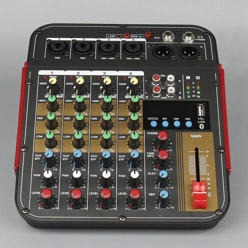 TM4 Digital 4-Channel o Mixer Mixing Console Built