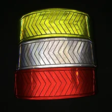 5 см* 50 м флуоресцентные Светоотражающие Предупреждение ющие ПВХ ленты Светоотражающие Предупреждение ющие материал одежды