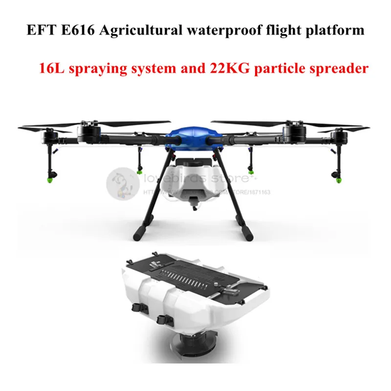 EFT E616 спрей водонепроницаемый полета платформы 16L распыления системы 22 кг