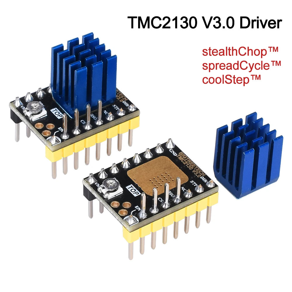 BIGTREETECH TMC2130 V3.0 SPI Драйвер шагового двигателя бесшумный 3D-принтер части vs TMC2209 TMC2208 A4988 SKR V1.3 Pro MKS GEN L плата