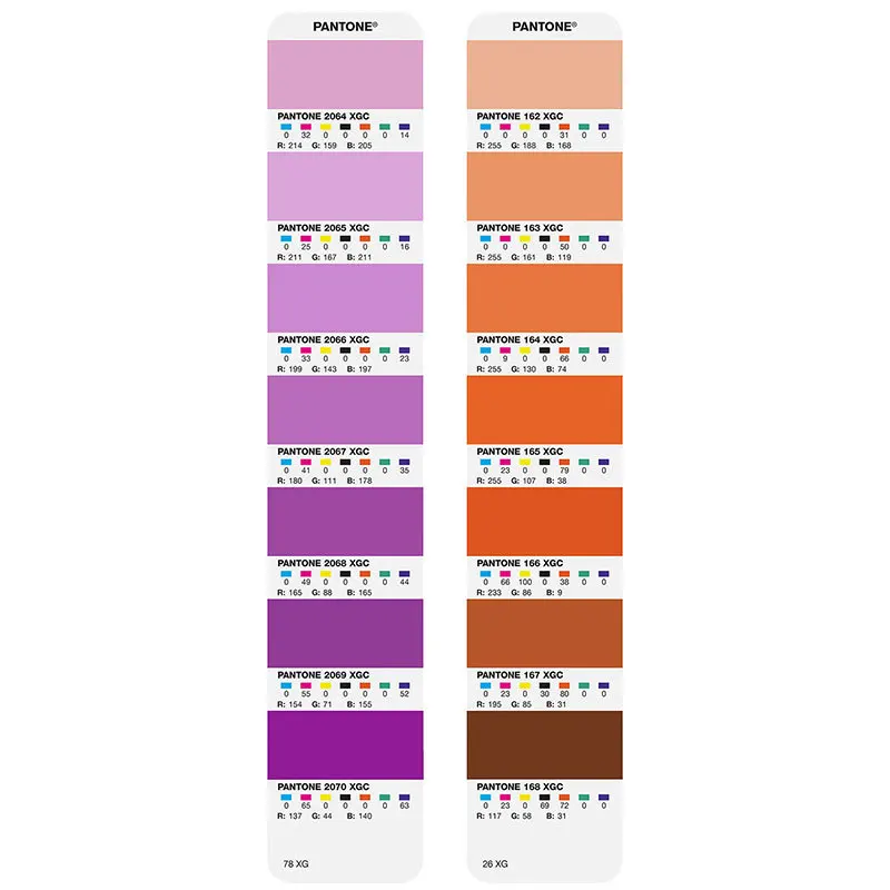 1729 цветов s Pantone Расширенная гамма с покрытием Gauge Guide GG7000 международный стандарт CMYKOGV печатная цветная карта графический дизайн