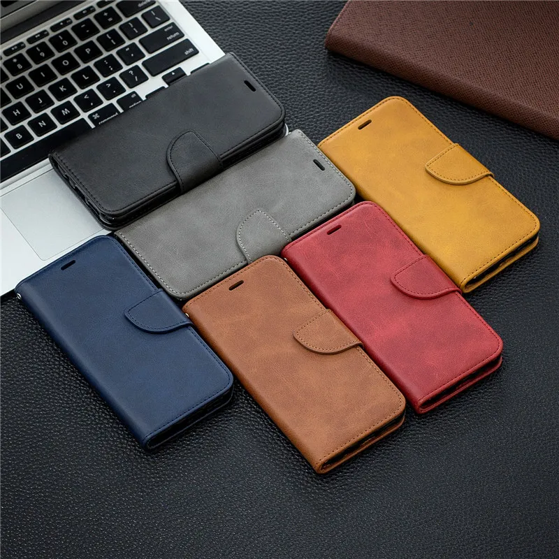 Coque S10Plus S10E аксессуары для телефонов пара простой модный кожаный флип чехол
