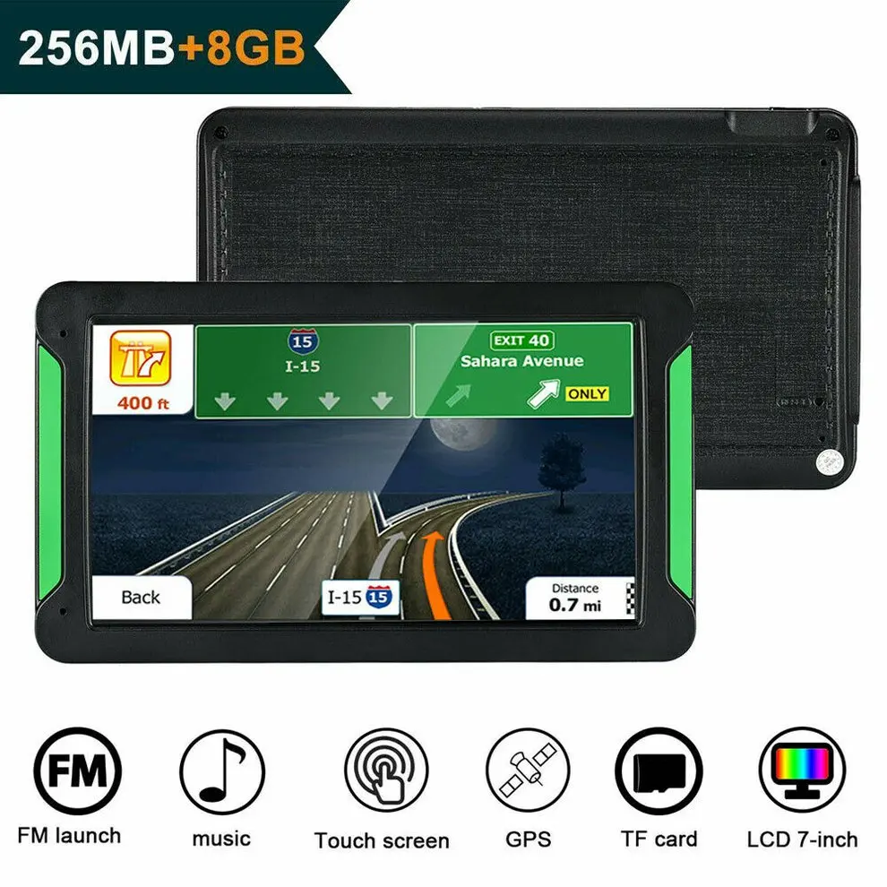  7 Inch Gps Navigator Portable Navigator 8Gb-256Mb Gps Navi Navigation Device Maps Truck Car Auto To
