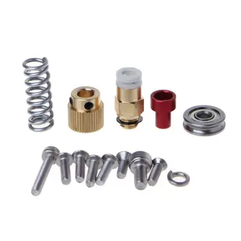 

3D Printer Parts Upgrade MK8 CR10 Extruder Aluminum Alloy Block Bowden Extruder 1.75MM Filament Reprap Extrusion LX9B