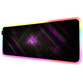 

RGB Mouse Pad Black alfombrilla Gamer Accessories LED MousePad Large muismat xxl Gaming Desk Mat with Backlit best gaming