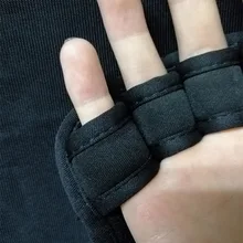 Беспроводные спортивные с полуоткрытыми пальцами, синтетический каннабиноид класса дибензопиранов hu шоу Чжан Фитнес Давление анти-скольжения выдалбливают наручей Фитнес перчатки