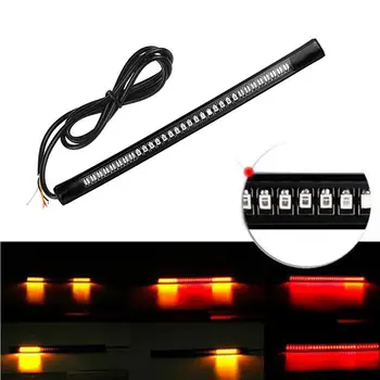 

Flexible 12V 48 LED SMD Motorcycle Car Tail Turn Signal Brake Stop Strip Light New hot boutique