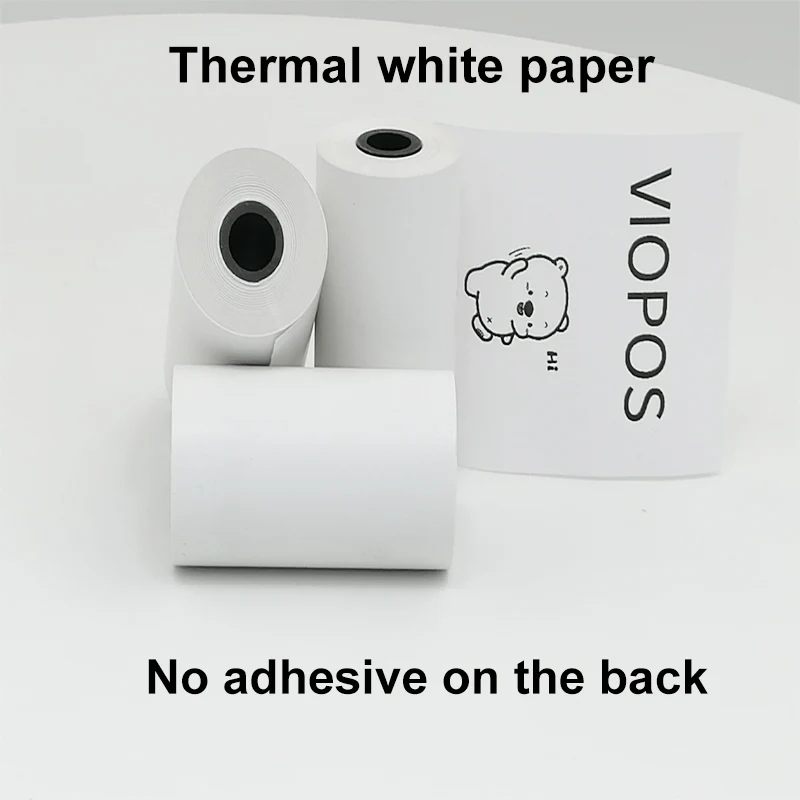 

3 rolls 57x30mm thermal Label Sticker Receipt Paper for 58mm A6 perpage printers Soft Silicone Protection Case