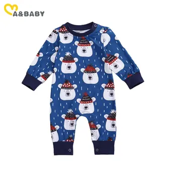 

Ma&Baby 0-12M Newborn Infant Baby Boy Romper Cartoon Bear Jumpsuit Toddler Baby Boy Autumn Clothing