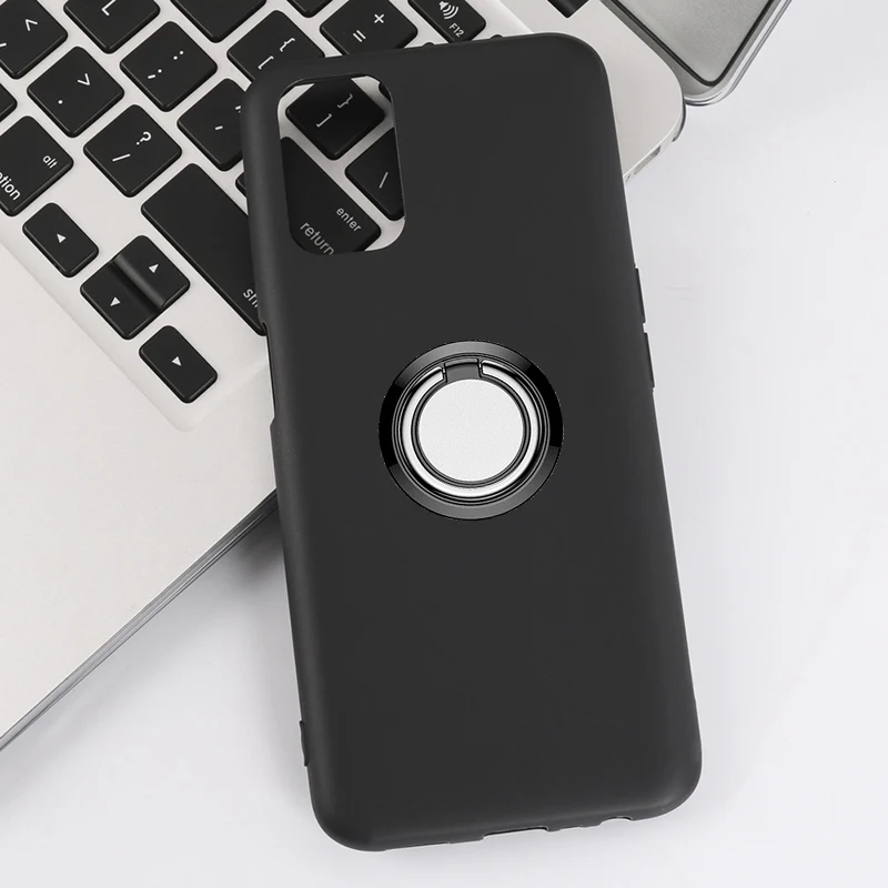 Для OPPO A52 заднее кольцо держатель кронштейн фотообложка для телефона ТПУ Мягкие