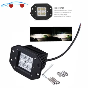 

2020 New 4inch 18W LED Work Light Motorcycle Tractor Boat Off Road Truck SUV ATV Flood Offroad Fog Lamp 12V Work Light