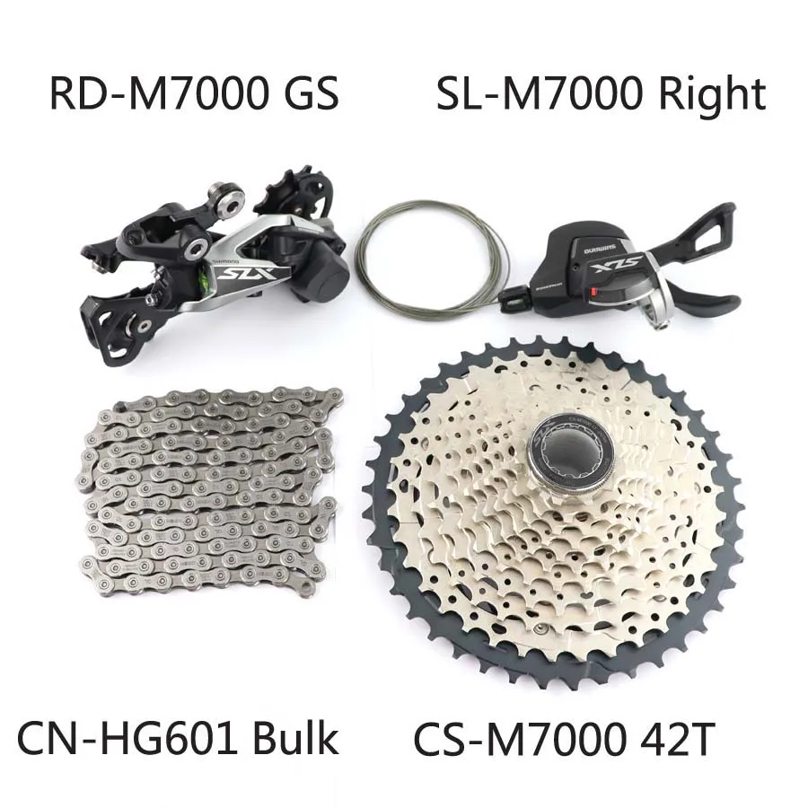 SHIMANO SLX M7000 Группа Комплект MTB M7000 sprocke 11 скорость 42T M7000 задний переключатель рычаг переключения передач HG601 11 скорость цепи