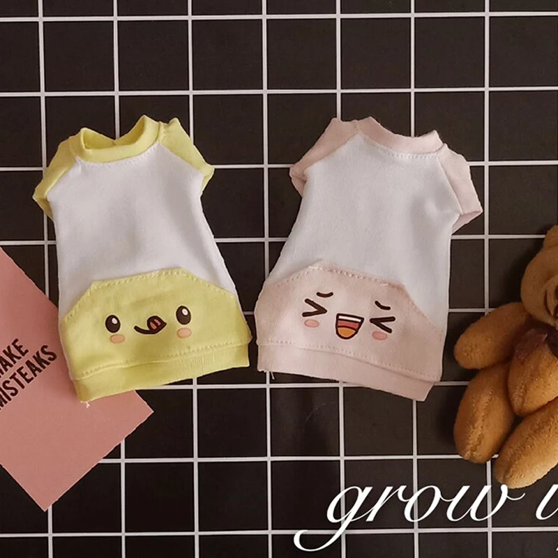 Одежда для кукол Blyth розовая желтая толстовка с капюшоном + юбка наряд Барби
