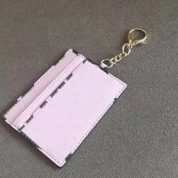 Розовый чехол в полоску для ID, держатель для карт, кожа, для женщин, для работы, для карт, органайзер, набор, для офиса