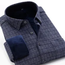 Брендовая клетчатая рубашка с длинными рукавами больших размеров от M до 10XL зимняя удобная плотная теплая Высококачественная Модная молодежная Повседневная рубашка